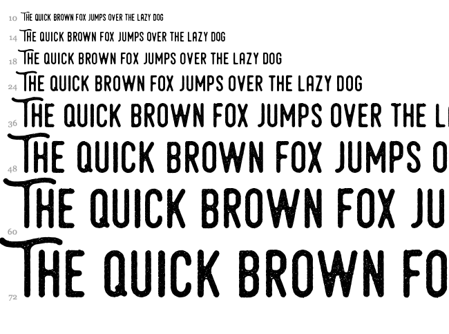 Hamurz font waterfall